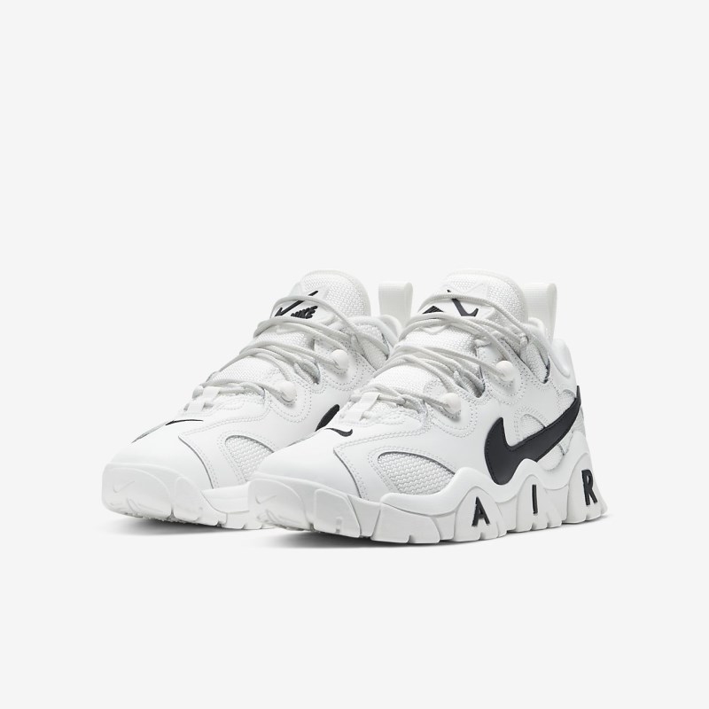 Nike Air Barrage Lav Basketball Sko Børn Hvide | OW5643-692