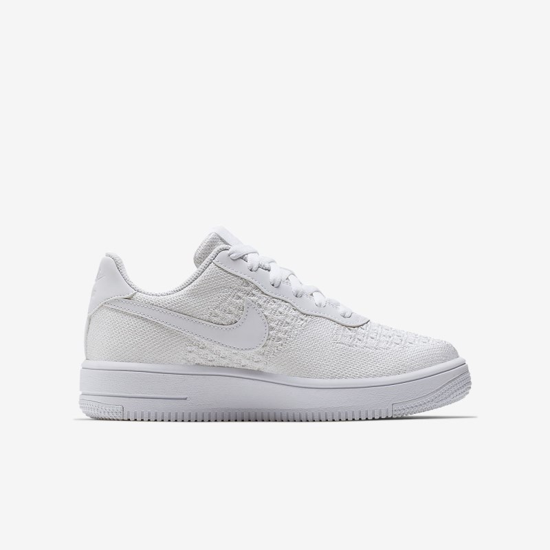 Nike Air Force 1 Flyknit 2.0 Sneakers Børn Hvide | NI9282-822