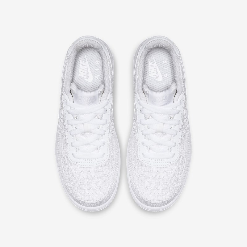 Nike Air Force 1 Flyknit 2.0 Sneakers Børn Hvide | YF5828-215