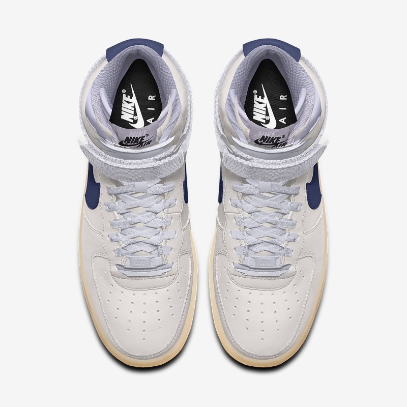 Nike Air Force 1 Høje Sneakers Herre Hvide | BJ3088-436