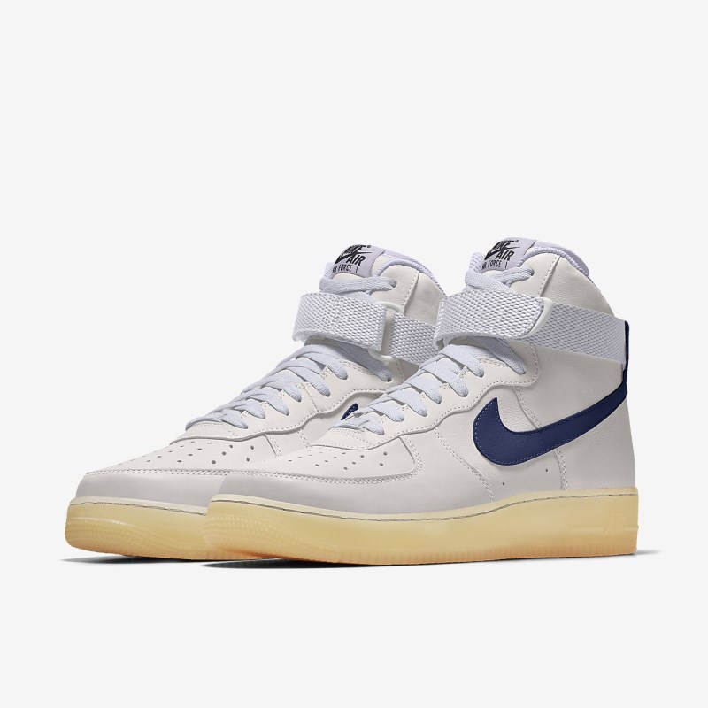 Nike Air Force 1 Høje Sneakers Herre Hvide | BJ3088-436
