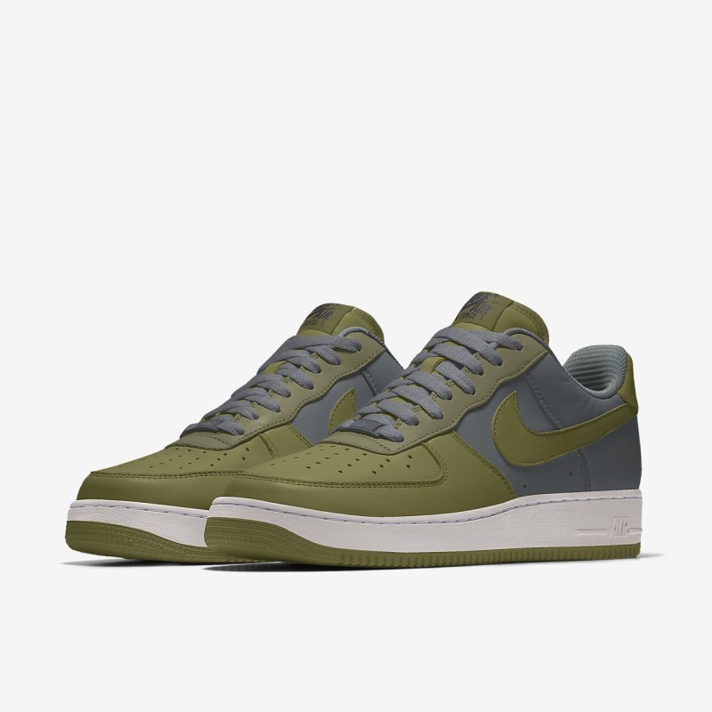 Nike Air Force 1 Lav Sneakers Dame Grøn | RB7879-173
