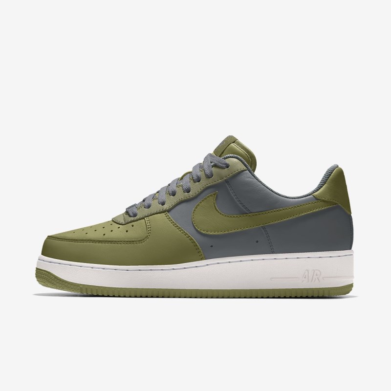 Nike Air Force 1 Lav Sneakers Dame Grøn | RB7879-173