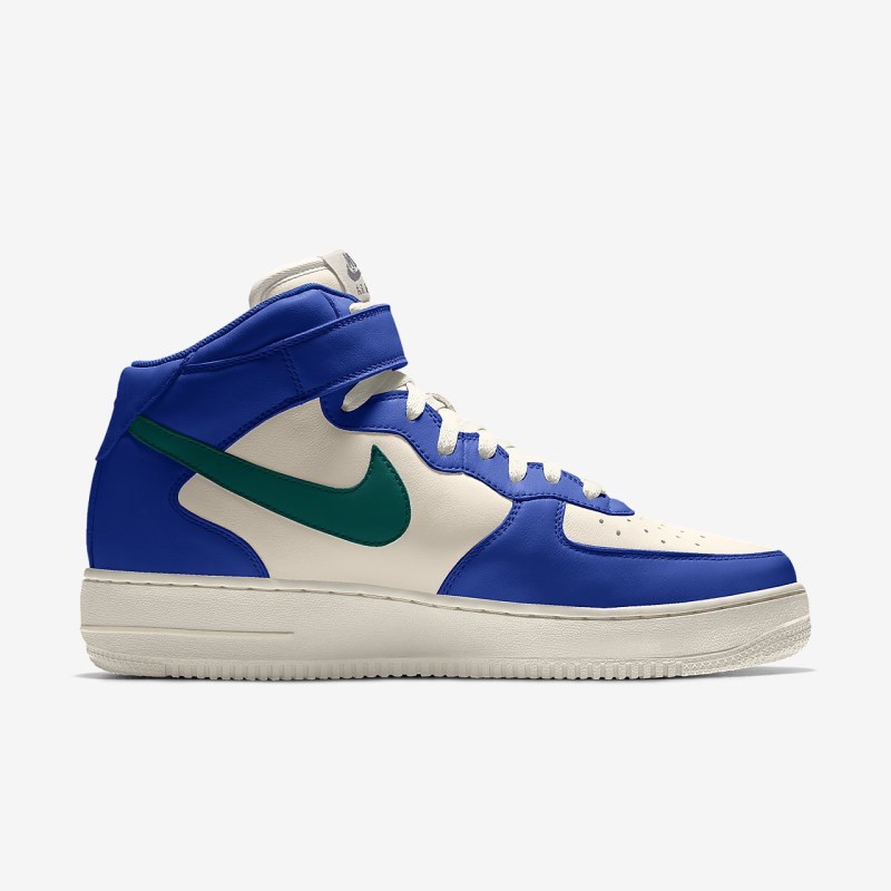 Nike Air Force 1 Mid Sneakers Dame Blå | CD2476-636
