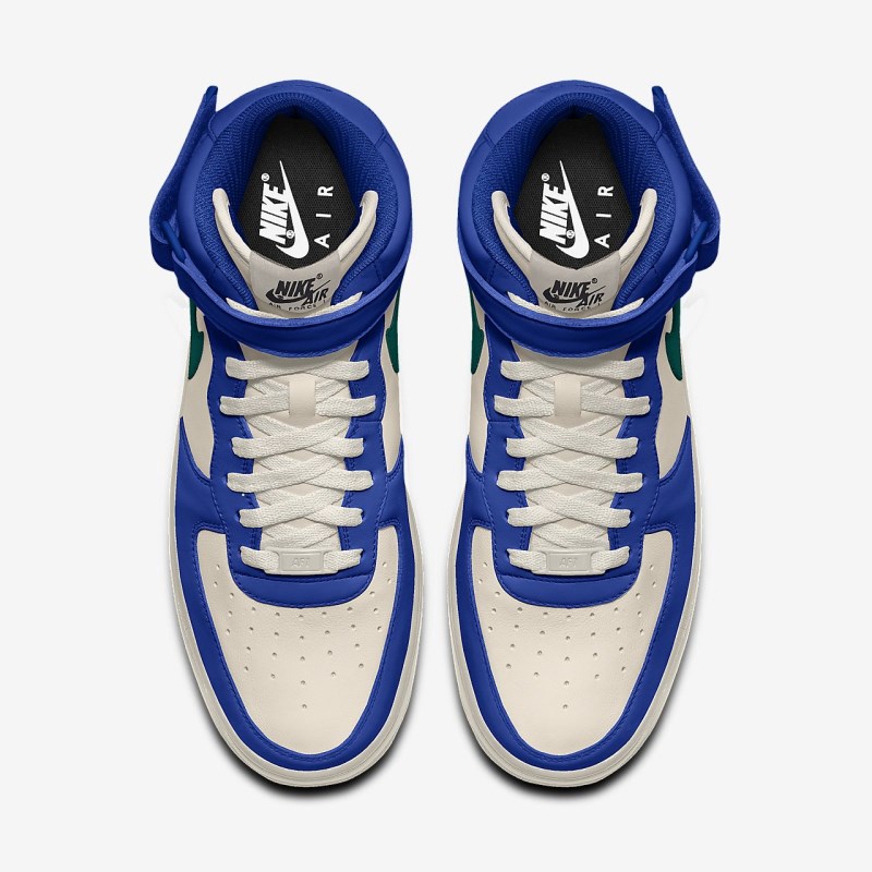 Nike Air Force 1 Mid Sneakers Dame Blå | CD2476-636
