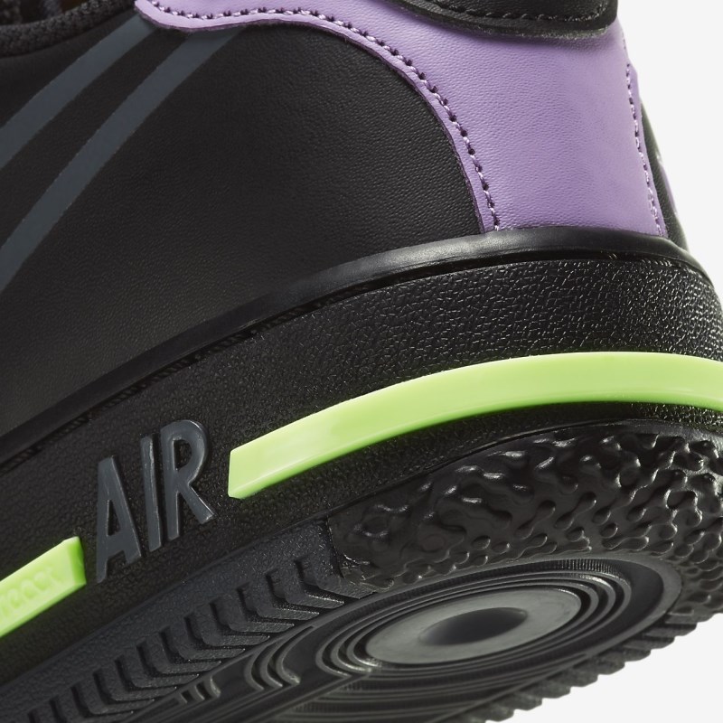 Nike Air Force 1 React Sneakers Herre Sort | MD2126-409