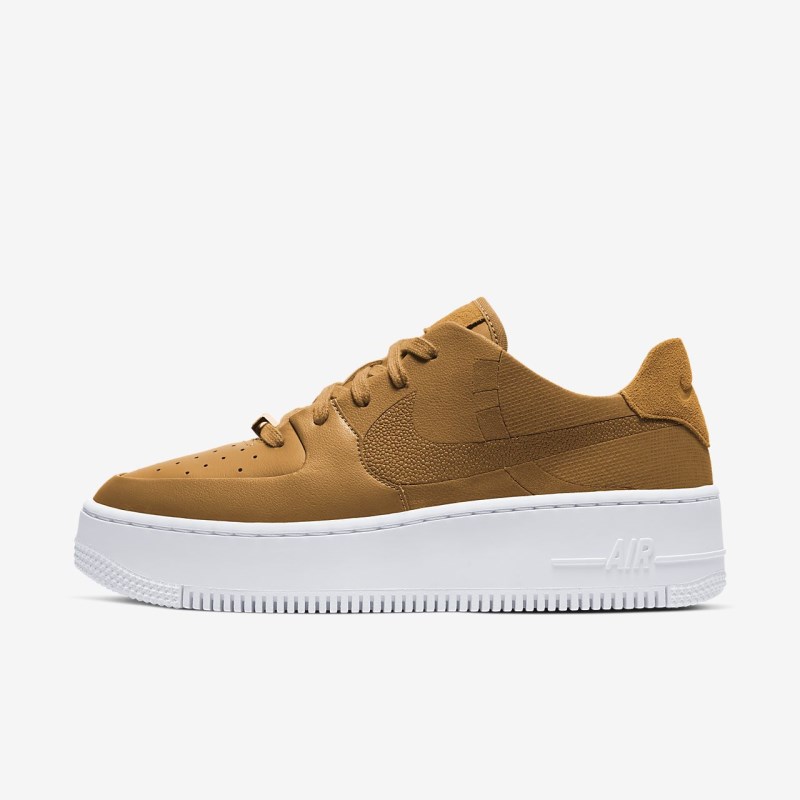 Nike Air Force 1 Sage Lav LX Sneakers Dame Brune | ER7550-233