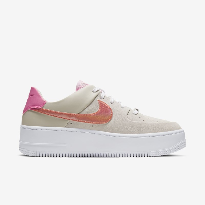 Nike Air Force 1 Sage Lav Sneakers Børn Beige | EY9234-532