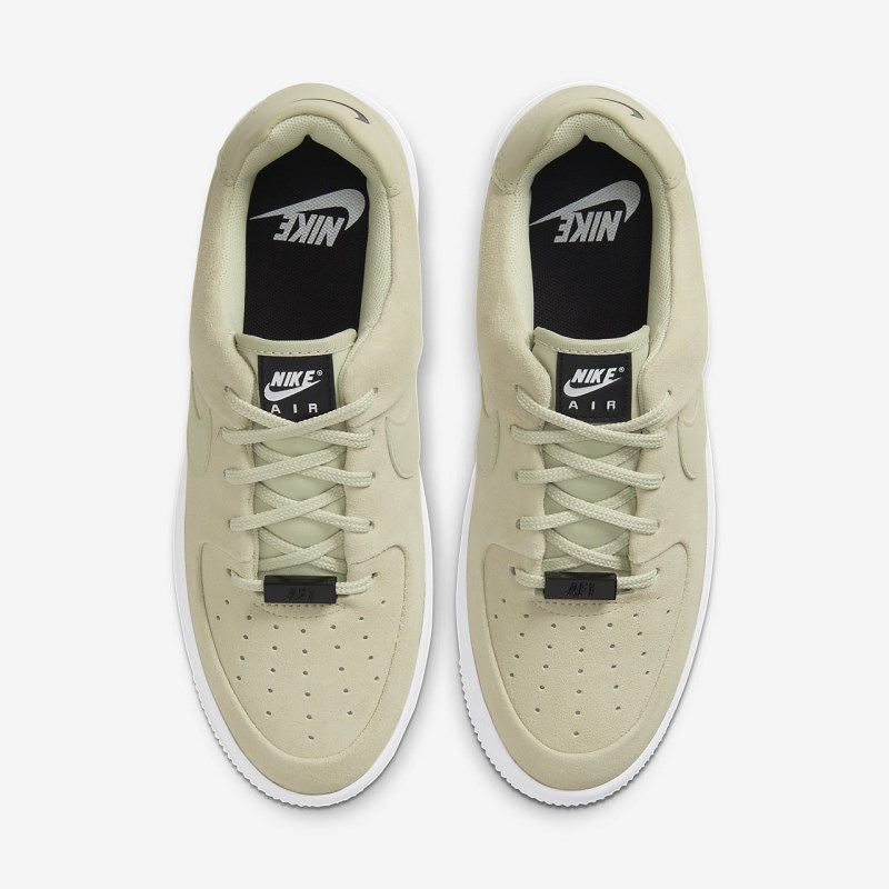 Nike Air Force 1 Sage Lav Sneakers Børn Olivengrøn | RN4622-226