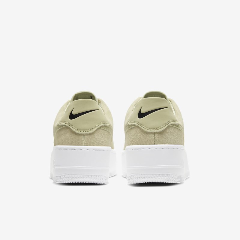 Nike Air Force 1 Sage Lav Sneakers Børn Olivengrøn | RN4622-226