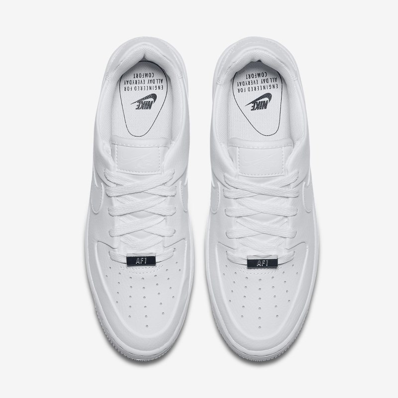Nike Air Force 1 Sage Lav Sneakers Børn Hvide | UP4204-612