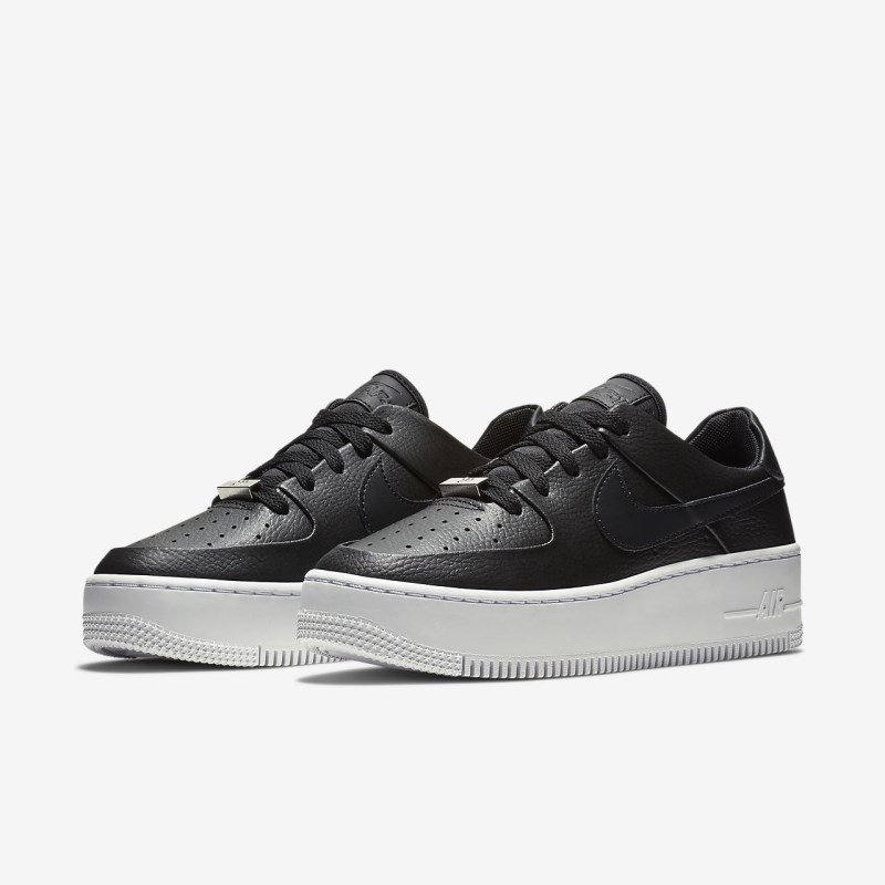 Nike Air Force 1 Sage Lav Sneakers Dame Sort | CZ7981-521