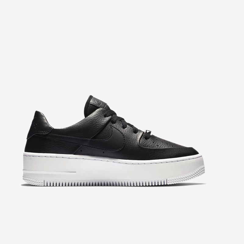 Nike Air Force 1 Sage Lav Sneakers Dame Sort | CZ7981-521
