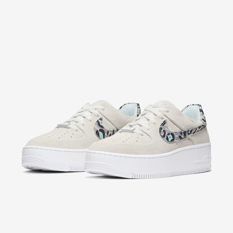 Nike Air Force 1 Sage Lav Sneakers Dame Hvide | PF0894-075
