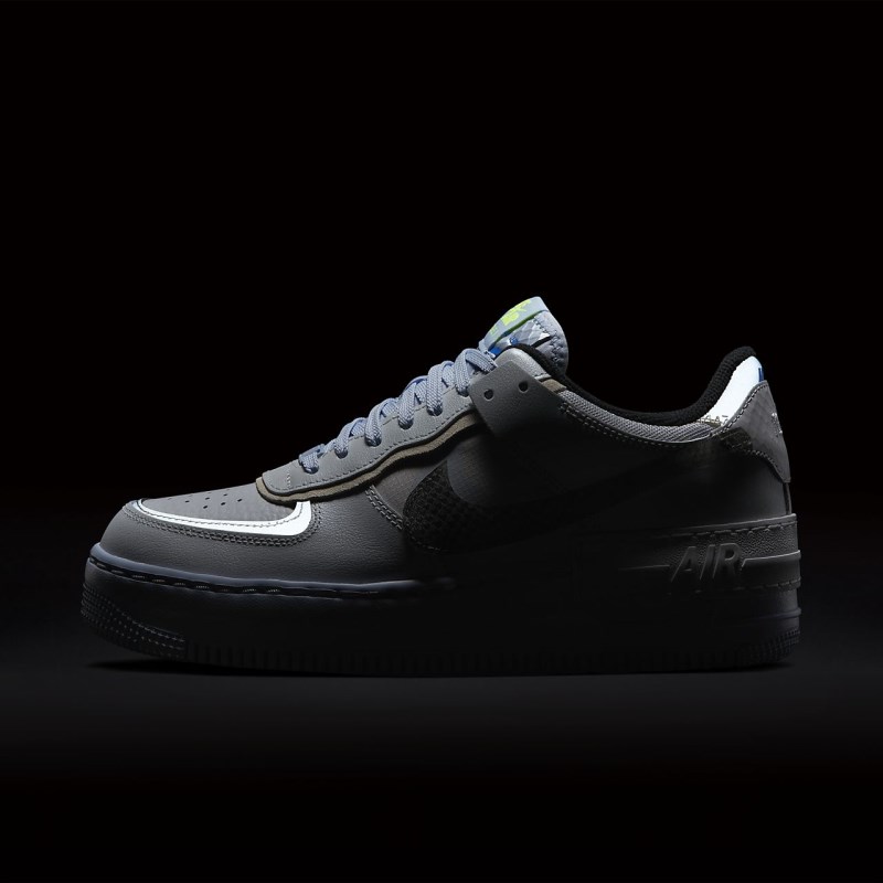 Nike Air Force 1 Shadow Sneakers Dame Grå | QY6758-313
