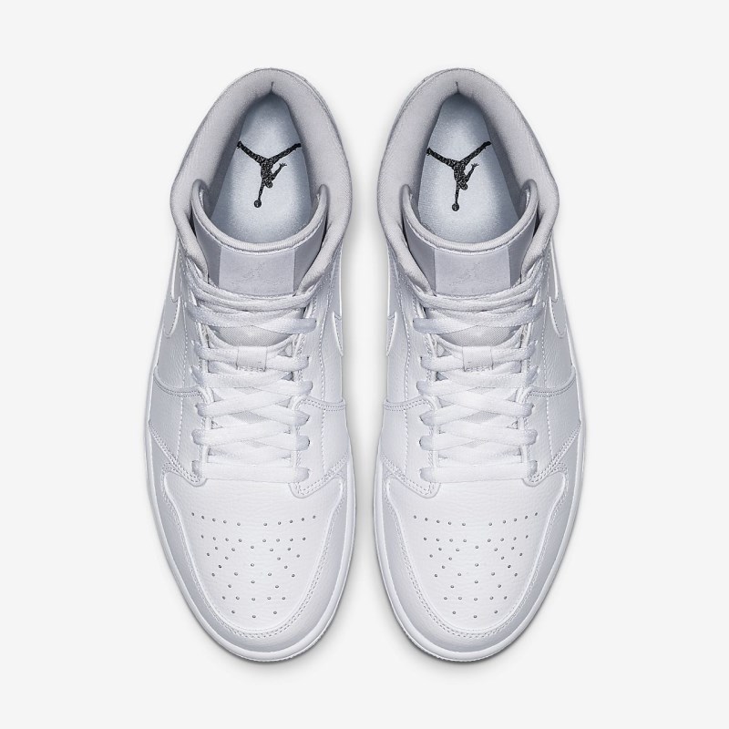 Nike Air Jordan 1 Mid Jordan Sko Herre Hvide | DJ2670-205