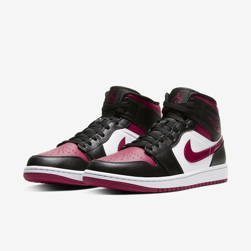 Nike Air Jordan 1 Mid Jordan Sko Herre Sort | EY8833-262