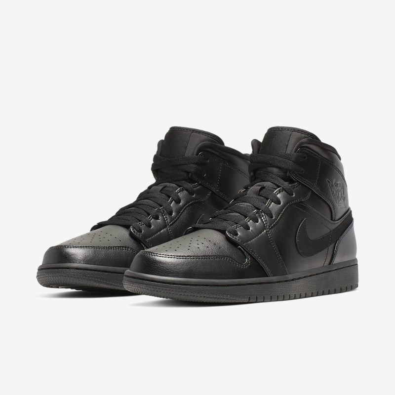 Nike Air Jordan 1 Mid Jordan Sko Herre Sort | NY2143-643