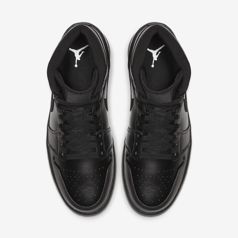 Nike Air Jordan 1 Mid Jordan Sko Herre Sort | NY2143-643