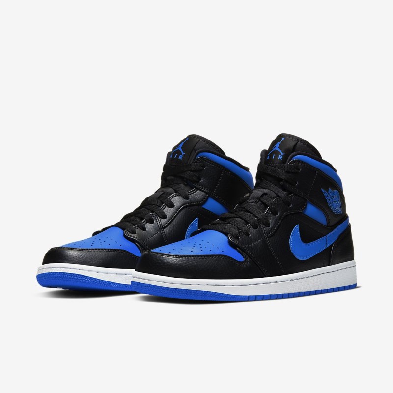 Nike Air Jordan 1 Mid Jordan Sko Herre Sort | VL9026-312