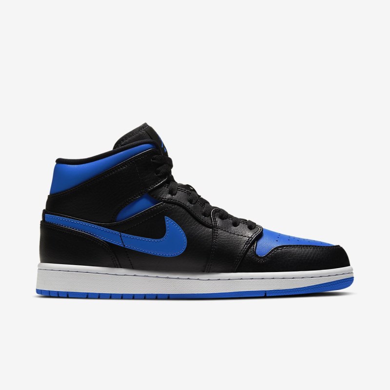 Nike Air Jordan 1 Mid Jordan Sko Herre Sort | VL9026-312