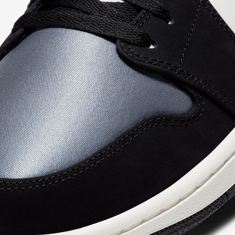 Nike Air Jordan 1 Mid SE Sneakers Herre Sort | JE0090-234