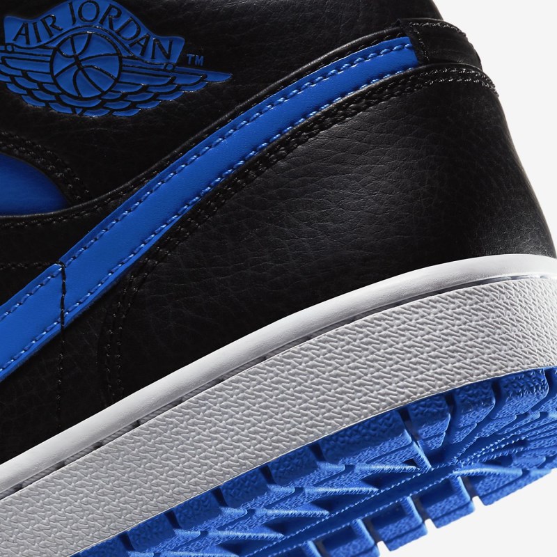 Nike Air Jordan 1 Mid Sneakers Herre Sort | FE8264-884