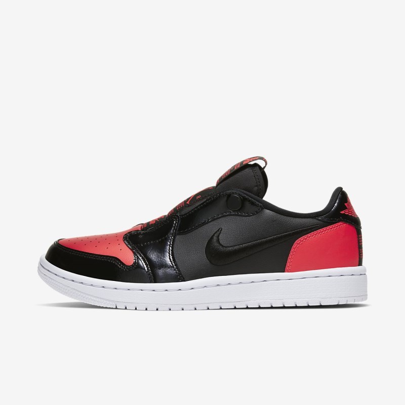 Nike Air Jordan 1 Retro Lav Slip Sneakers Dame Sort | FJ6807-671