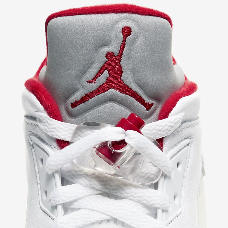Nike Air Jordan V Lav Jordan Sko Dame Hvide | OT4413-225