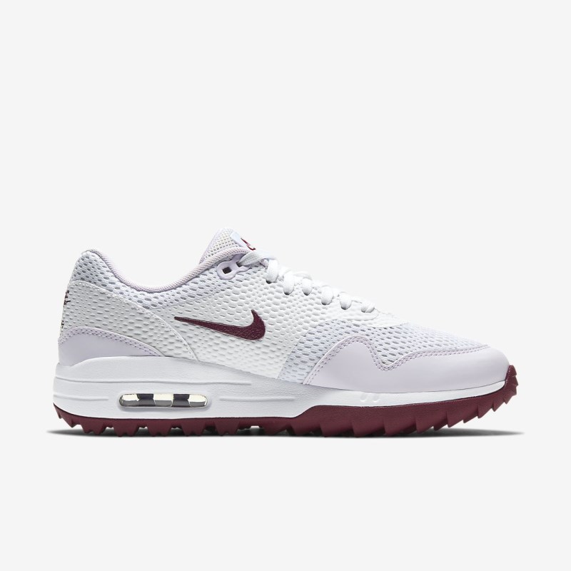 Nike Air Max 1 G Golfsko Dame Hvide | JB7230-715
