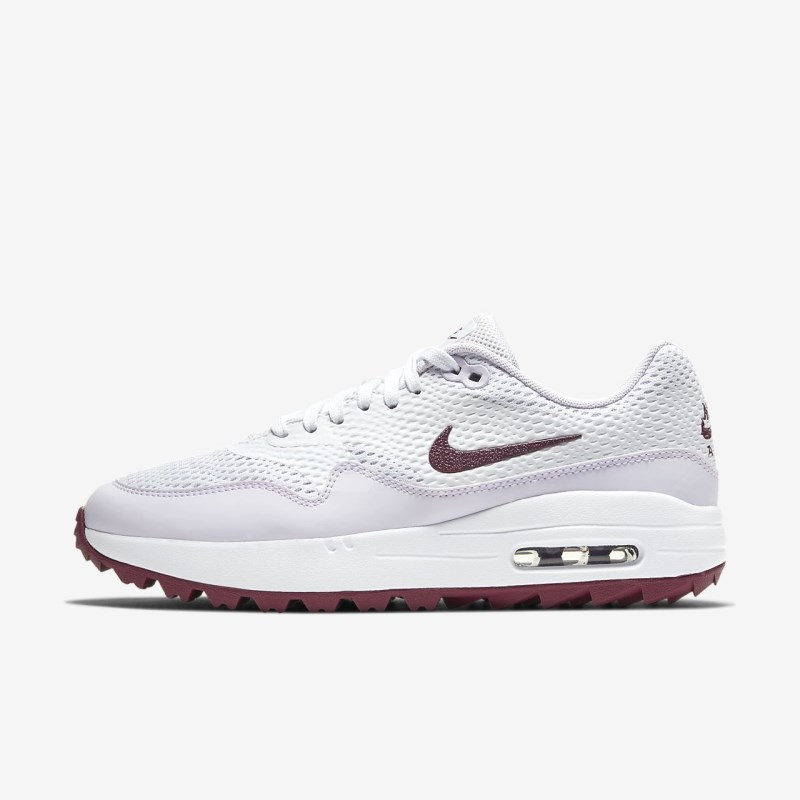 Nike Air Max 1 G Golfsko Dame Hvide | JB7230-715
