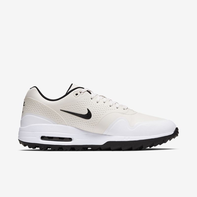 Nike Air Max 1 G Golfsko Herre Hvide | YE0025-773
