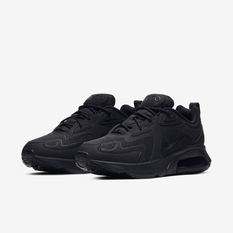 Nike Air Max 200 Sneakers Dame Sort | VG1258-402