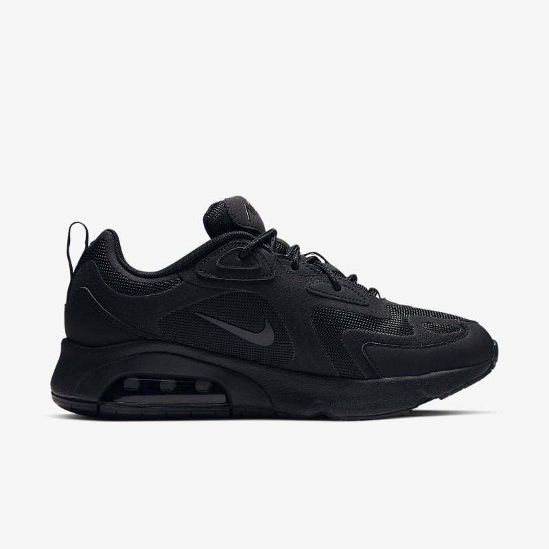 Nike Air Max 200 Sneakers Dame Sort | VG1258-402
