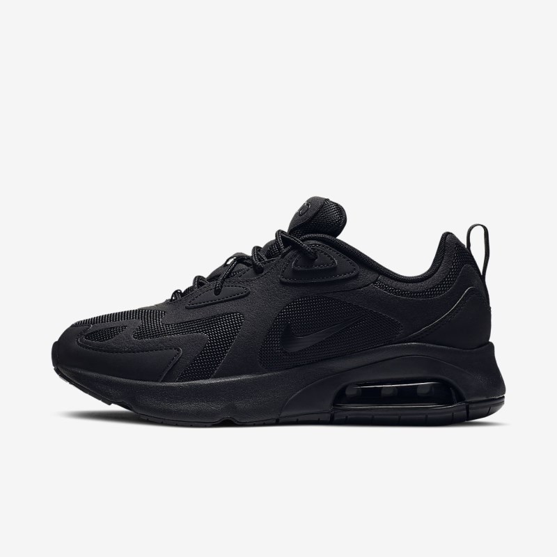 Nike Air Max 200 Sneakers Dame Sort | VG1258-402