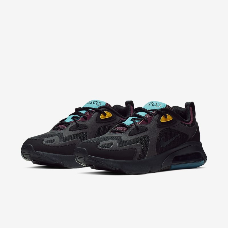 Nike Air Max 200 Sneakers Dame Sort | YL1641-897