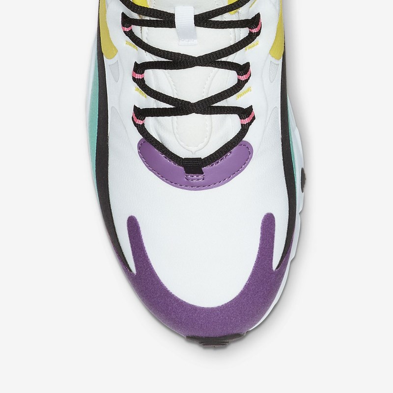 Nike Air Max 270 React (Geometric Abstract) Sneakers Herre Hvide | JD1595-430