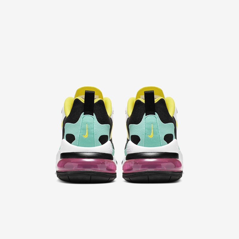 Nike Air Max 270 React (Geometric Abstract) Sneakers Herre Hvide | JD1595-430