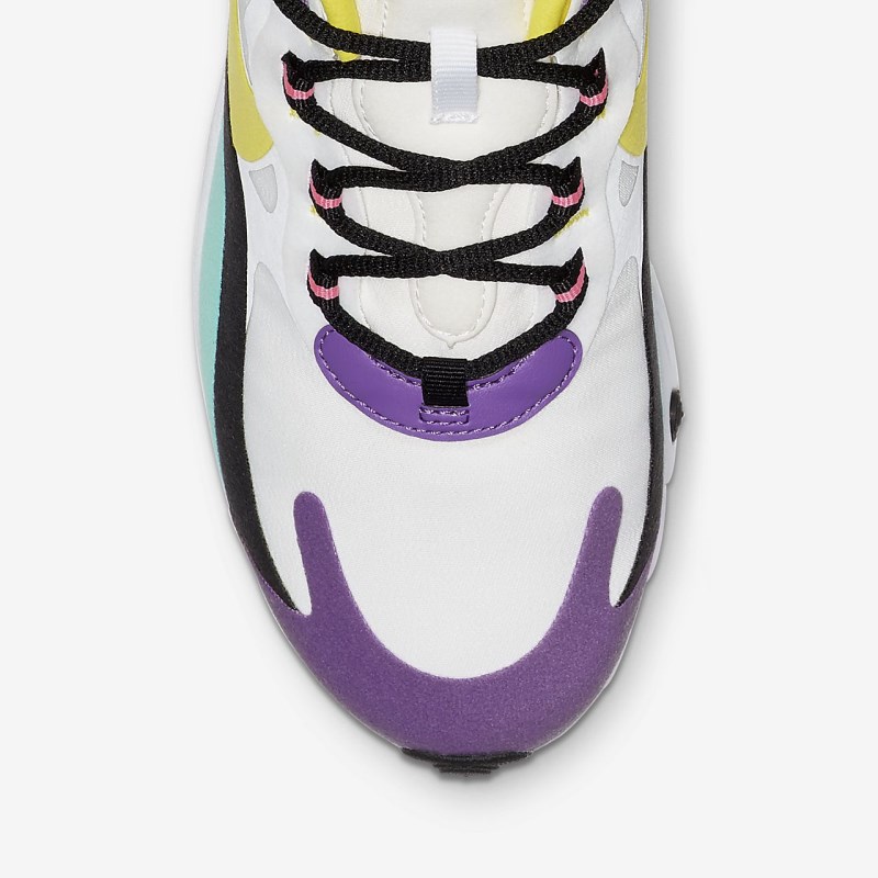 Nike Air Max 270 React (Geometric Abstract) Sneakers Dame Hvide | UG4292-144