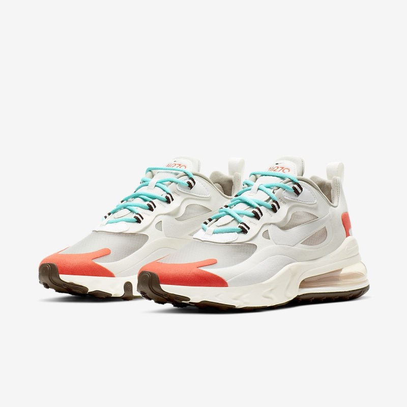 Nike Air Max 270 React (Mid-Century) Sneakers Dame LyseBeige | JK2720-007
