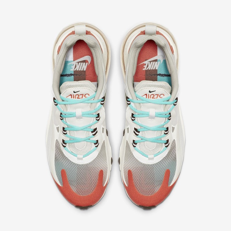 Nike Air Max 270 React (Mid-Century) Sneakers Dame LyseBeige | JK2720-007