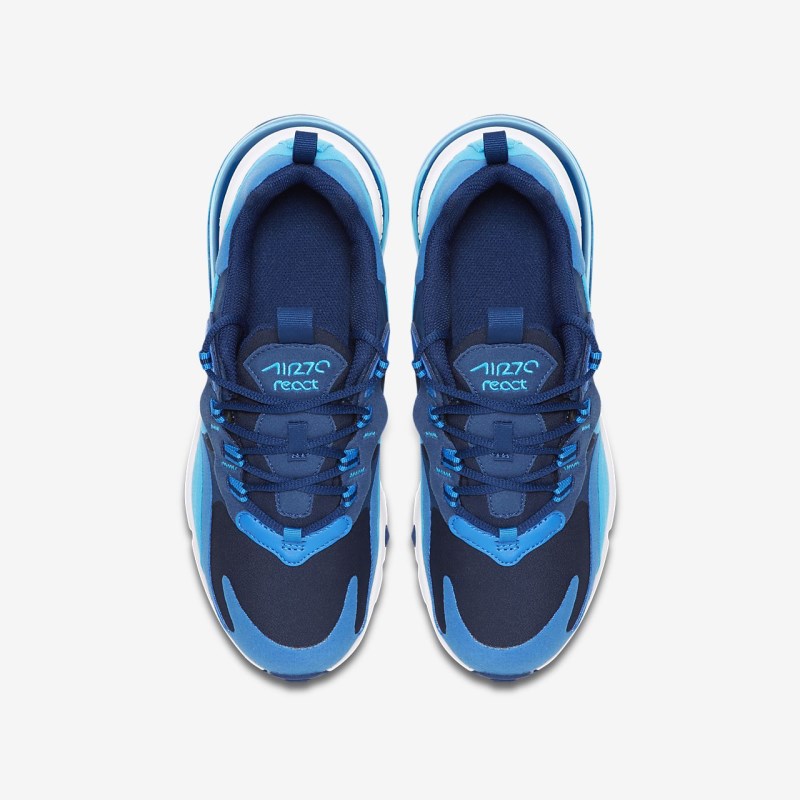 Nike Air Max 270 React Sneakers Børn Blå | BA8652-587