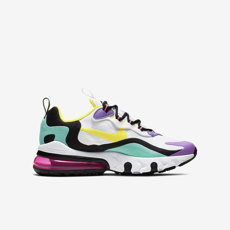Nike Air Max 270 React Sneakers Børn Hvide | JV7891-813