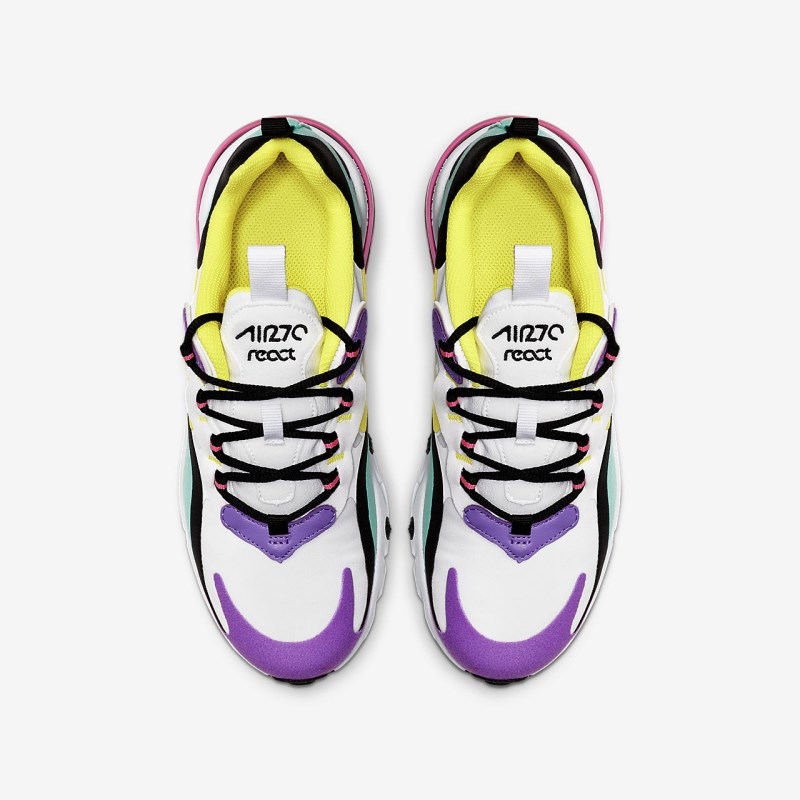 Nike Air Max 270 React Sneakers Børn Hvide | JV7891-813