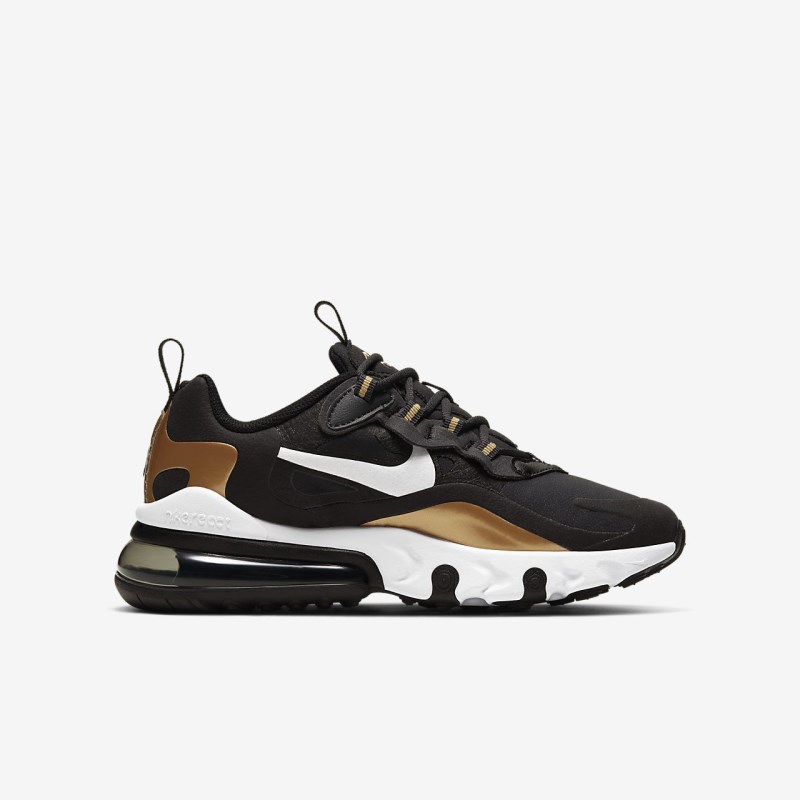 Nike Air Max 270 React Sneakers Børn MørkeGrå | KW0362-917