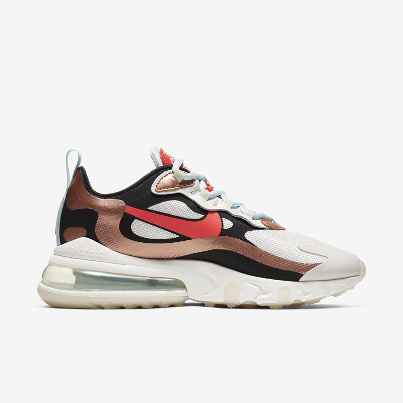 Nike Air Max 270 React Sneakers Dame Beige | UE0894-800