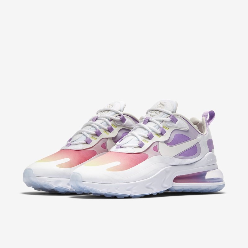 Nike Air Max 270 React Sneakers Dame Hvide | PZ2215-709