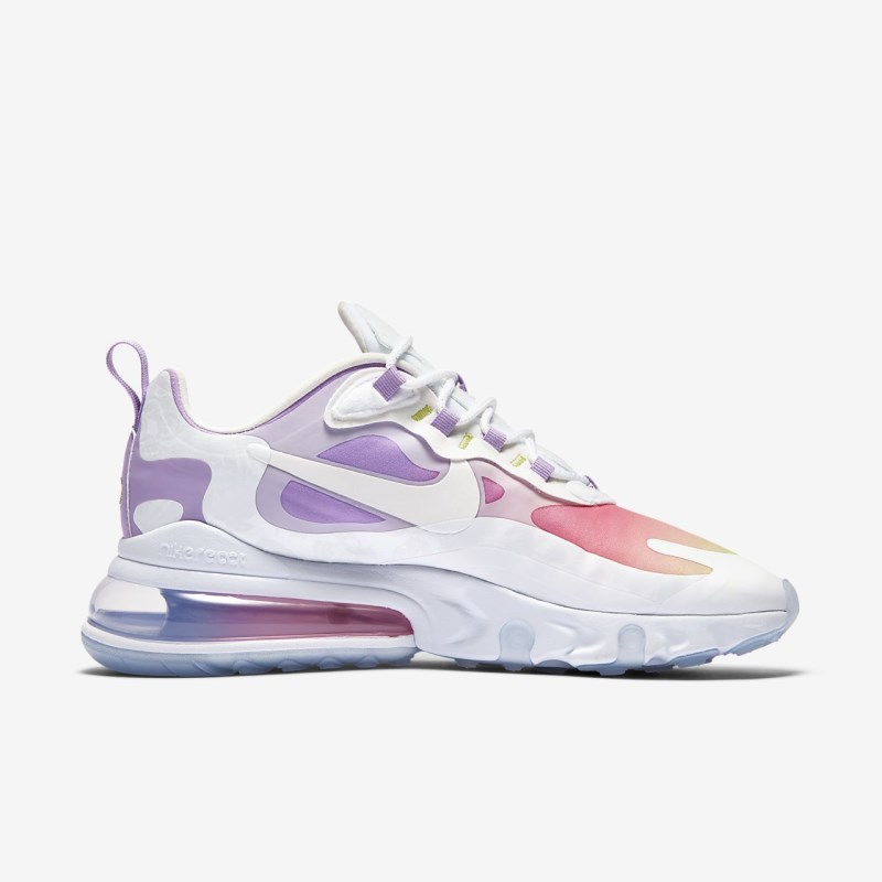 Nike Air Max 270 React Sneakers Dame Hvide | PZ2215-709