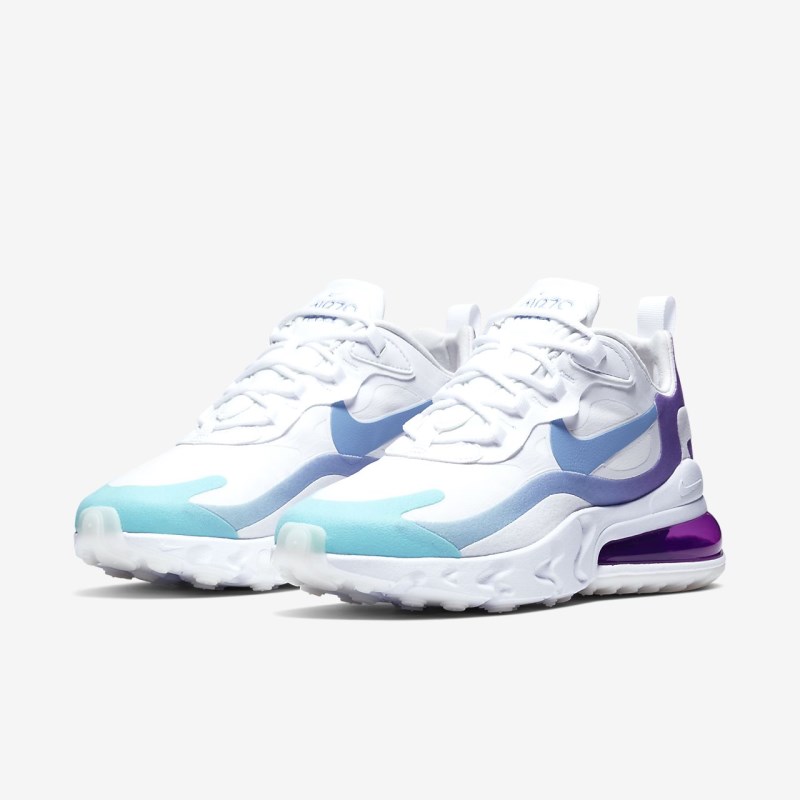Nike Air Max 270 React Sneakers Dame Hvide | YK3712-244
