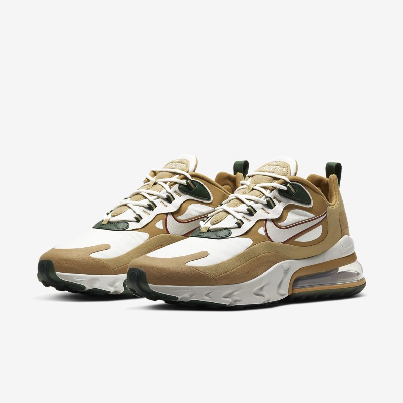 Nike Air Max 270 React Sneakers Herre Guld | AU8766-079